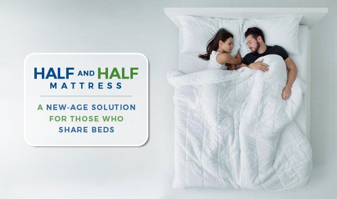 buy best half and half mattress in india
